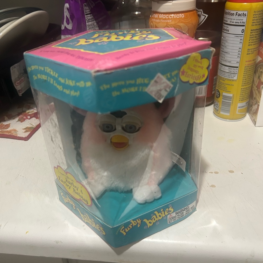 Babies Pink and White Plush Toy